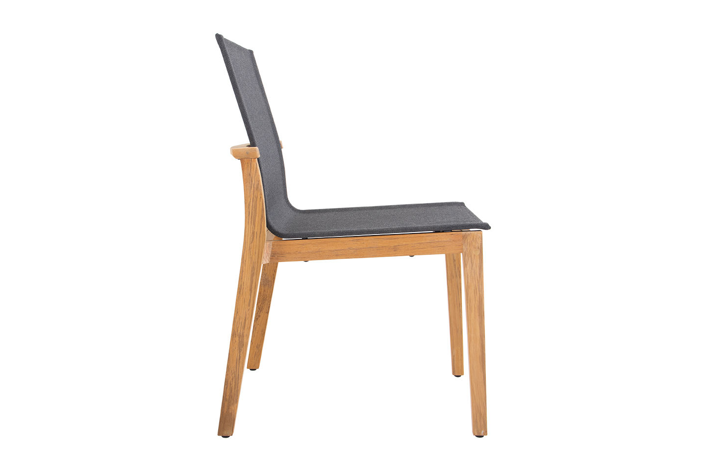 Maya Sling Side Chair, Anthracite, Coated